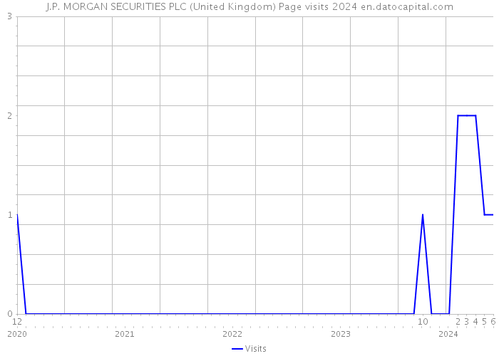 J.P. MORGAN SECURITIES PLC (United Kingdom) Page visits 2024 