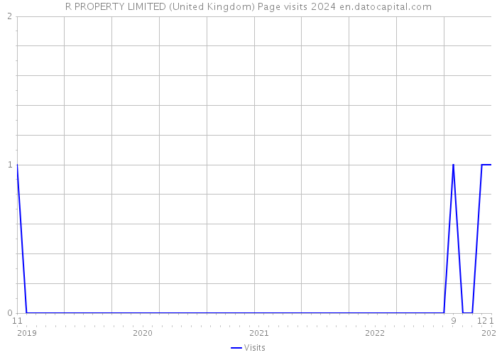 R PROPERTY LIMITED (United Kingdom) Page visits 2024 