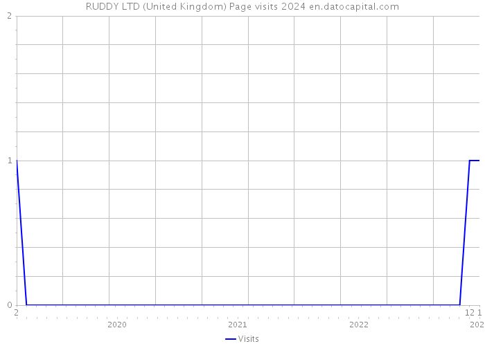 RUDDY LTD (United Kingdom) Page visits 2024 