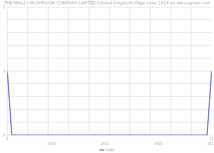 THE REALLY MUSHROOM COMPANY LIMITED (United Kingdom) Page visits 2024 