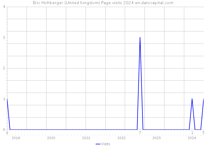 Eric Hohberger (United Kingdom) Page visits 2024 