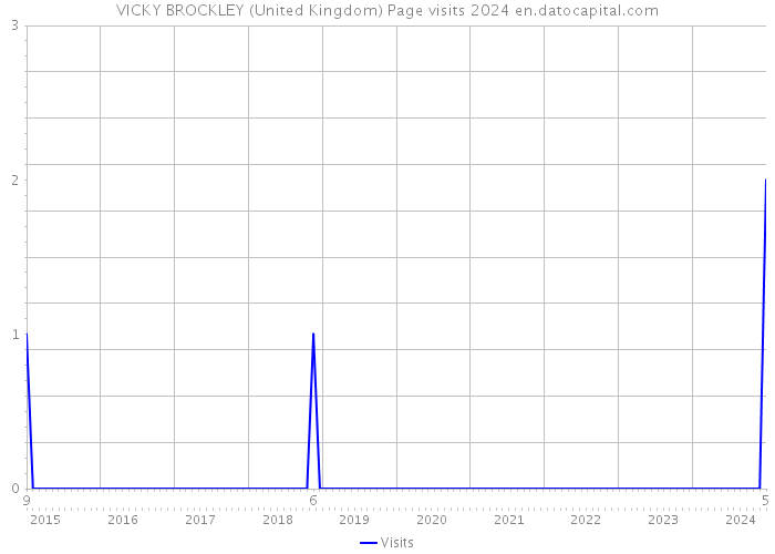 VICKY BROCKLEY (United Kingdom) Page visits 2024 