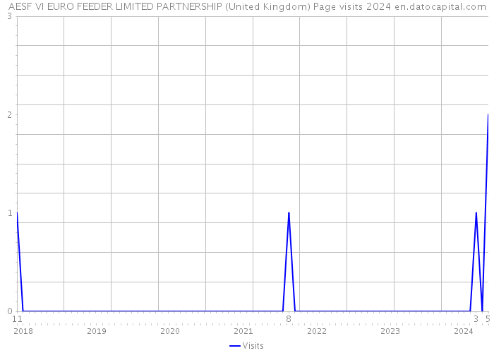 AESF VI EURO FEEDER LIMITED PARTNERSHIP (United Kingdom) Page visits 2024 