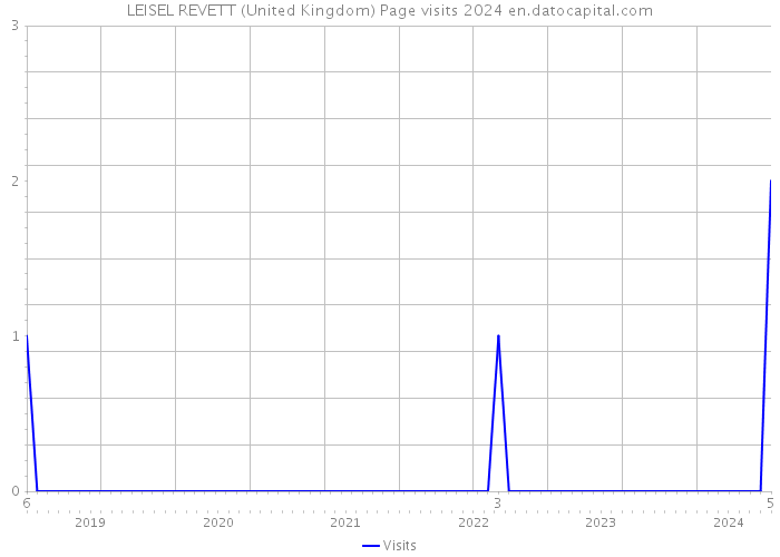 LEISEL REVETT (United Kingdom) Page visits 2024 