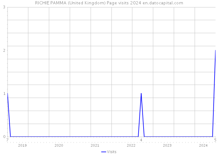 RICHIE PAMMA (United Kingdom) Page visits 2024 
