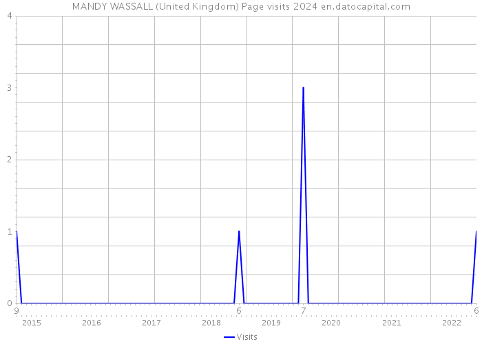 MANDY WASSALL (United Kingdom) Page visits 2024 