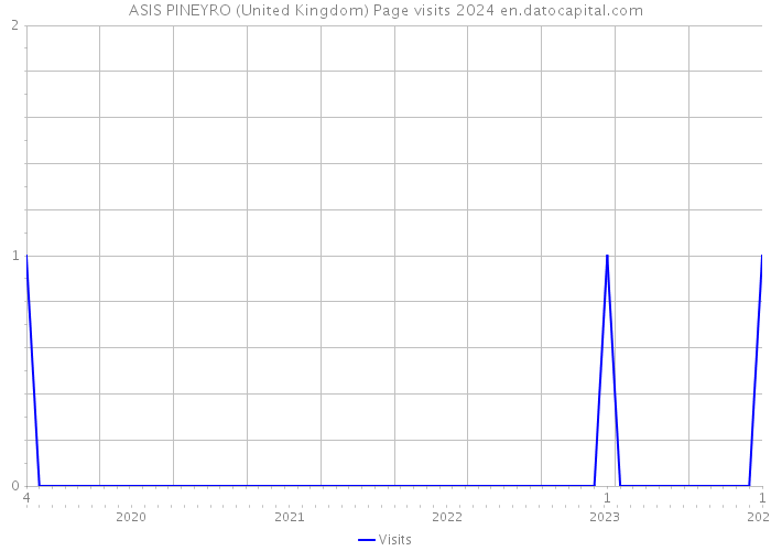 ASIS PINEYRO (United Kingdom) Page visits 2024 