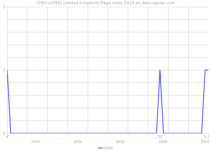 CHIN LUONG (United Kingdom) Page visits 2024 