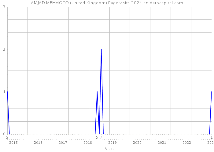 AMJAD MEHMOOD (United Kingdom) Page visits 2024 