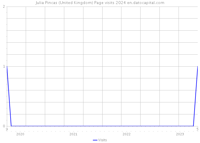 Julia Pincas (United Kingdom) Page visits 2024 