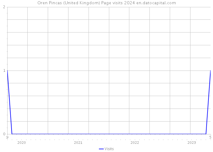 Oren Pincas (United Kingdom) Page visits 2024 