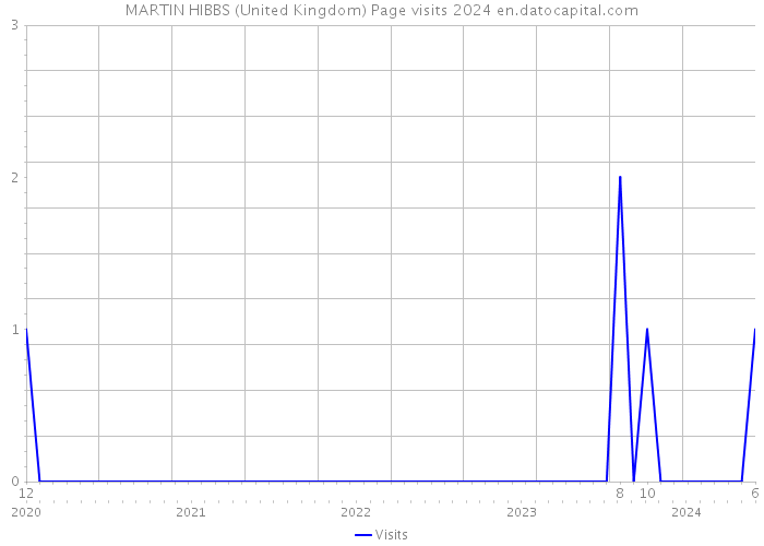 MARTIN HIBBS (United Kingdom) Page visits 2024 