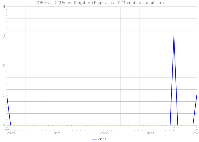 ZORAN ILIC (United Kingdom) Page visits 2024 