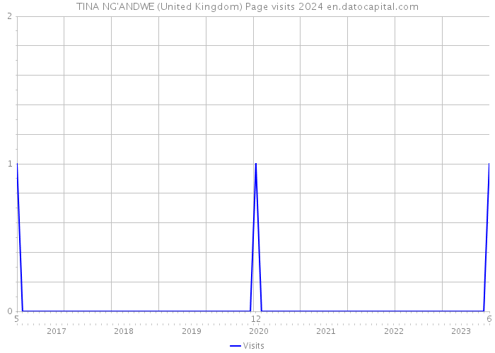 TINA NG'ANDWE (United Kingdom) Page visits 2024 