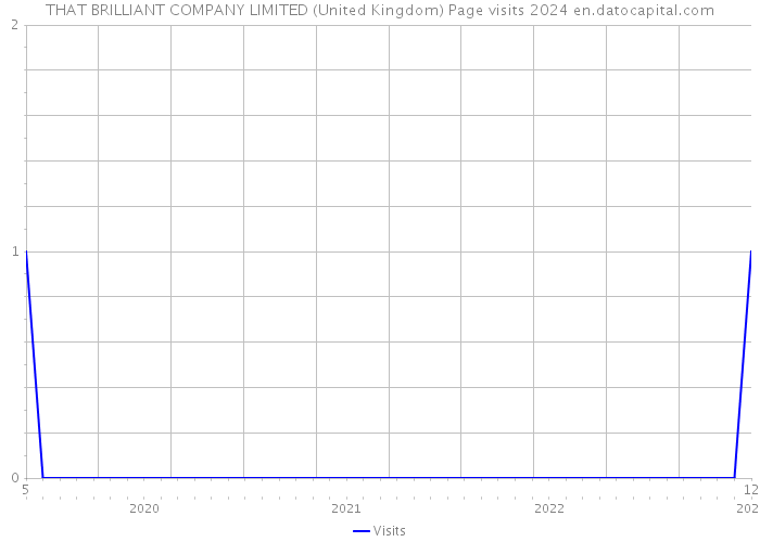 THAT BRILLIANT COMPANY LIMITED (United Kingdom) Page visits 2024 