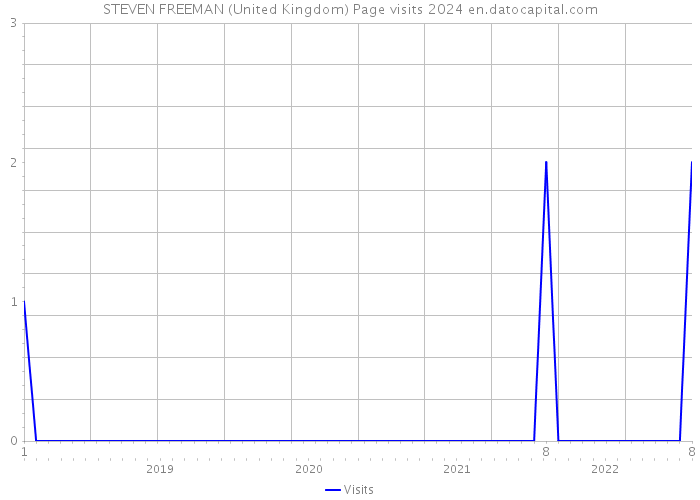 STEVEN FREEMAN (United Kingdom) Page visits 2024 
