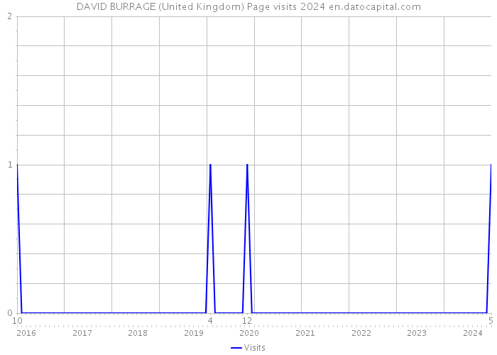 DAVID BURRAGE (United Kingdom) Page visits 2024 