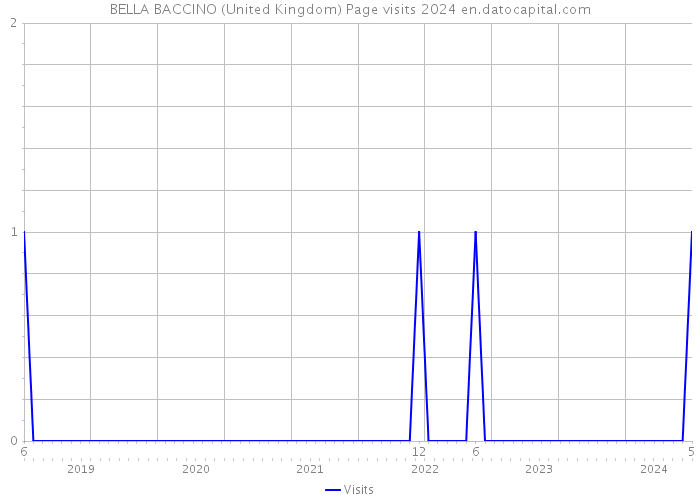 BELLA BACCINO (United Kingdom) Page visits 2024 