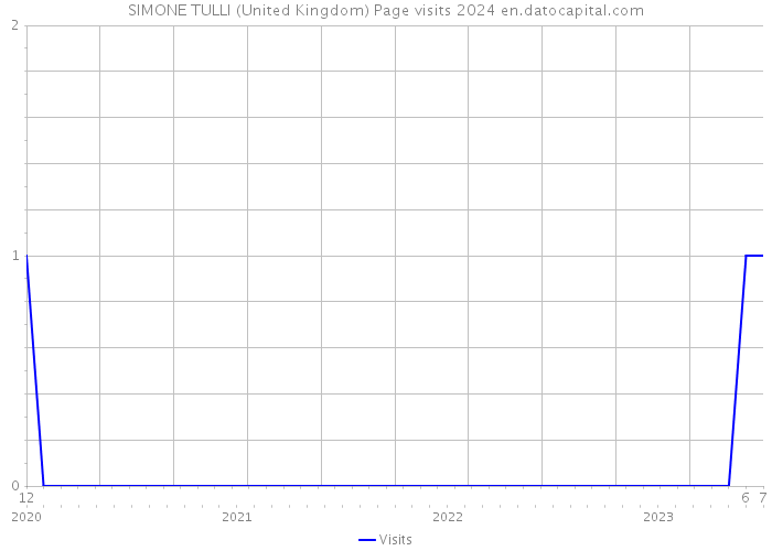 SIMONE TULLI (United Kingdom) Page visits 2024 