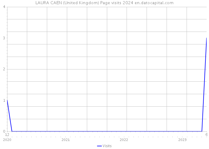 LAURA CAEN (United Kingdom) Page visits 2024 