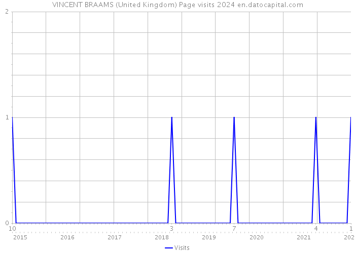 VINCENT BRAAMS (United Kingdom) Page visits 2024 