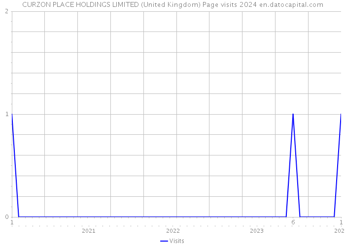 CURZON PLACE HOLDINGS LIMITED (United Kingdom) Page visits 2024 