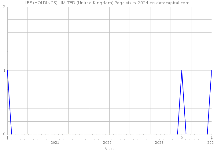 LEE (HOLDINGS) LIMITED (United Kingdom) Page visits 2024 