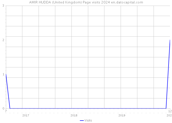 AMIR HUDDA (United Kingdom) Page visits 2024 