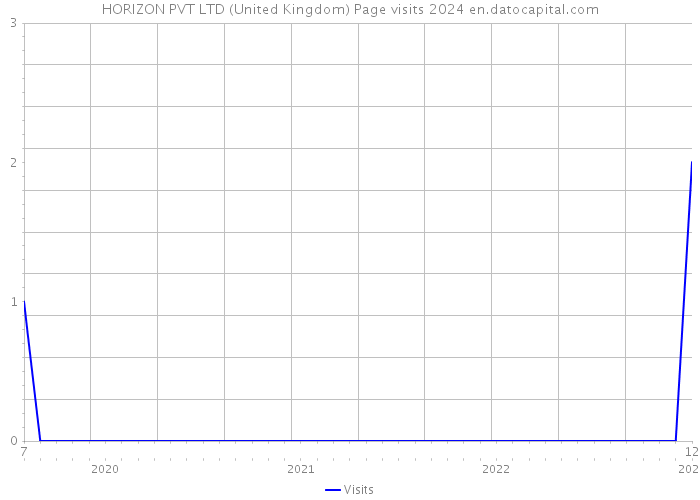 HORIZON PVT LTD (United Kingdom) Page visits 2024 