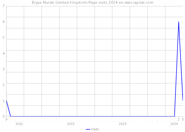Ergys Murati (United Kingdom) Page visits 2024 