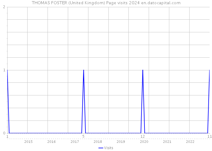 THOMAS FOSTER (United Kingdom) Page visits 2024 