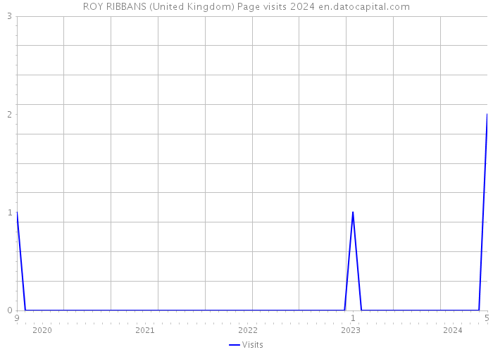 ROY RIBBANS (United Kingdom) Page visits 2024 