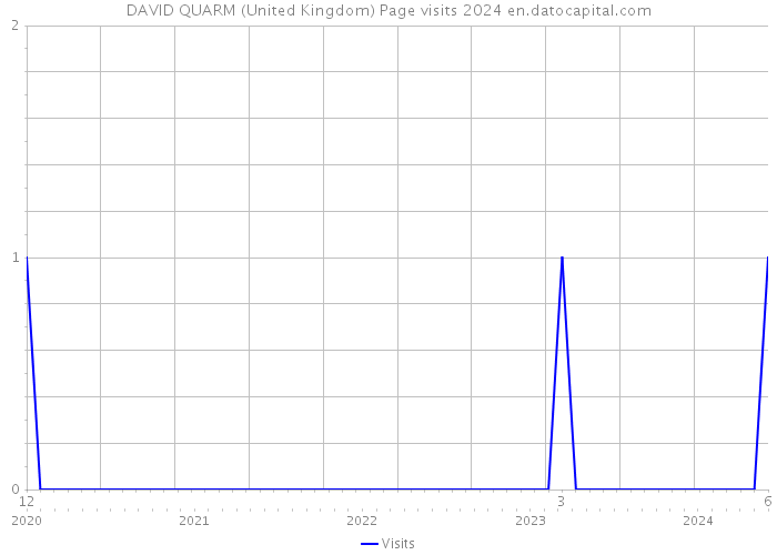 DAVID QUARM (United Kingdom) Page visits 2024 