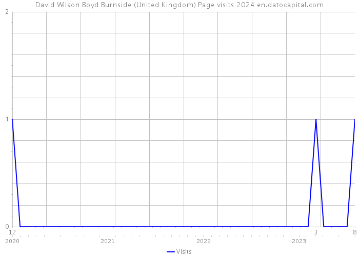 David Wilson Boyd Burnside (United Kingdom) Page visits 2024 
