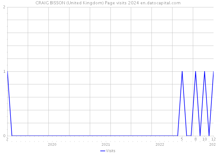 CRAIG BISSON (United Kingdom) Page visits 2024 