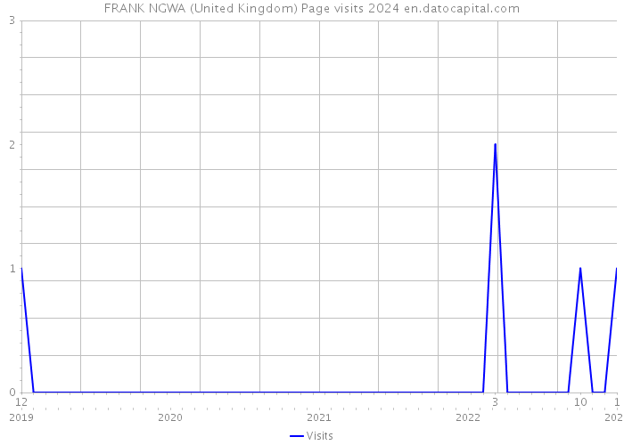 FRANK NGWA (United Kingdom) Page visits 2024 