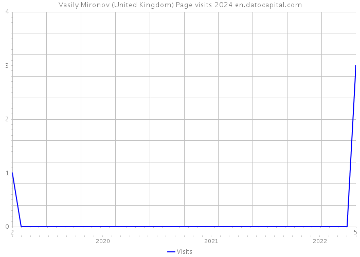 Vasily Mironov (United Kingdom) Page visits 2024 