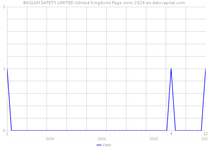 BAGLAN SAFETY LIMITED (United Kingdom) Page visits 2024 