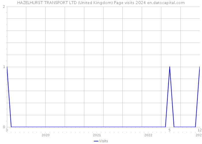 HAZELHURST TRANSPORT LTD (United Kingdom) Page visits 2024 
