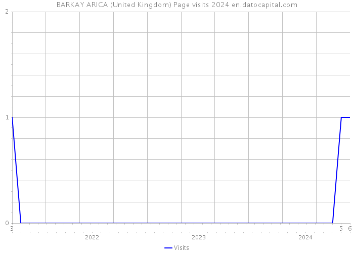 BARKAY ARICA (United Kingdom) Page visits 2024 