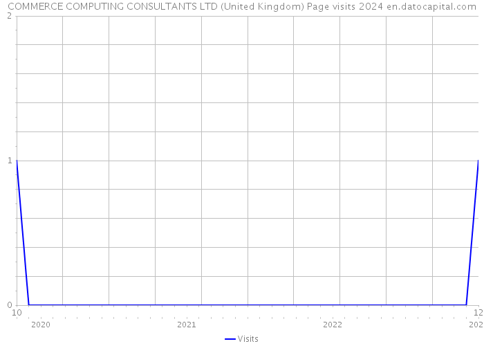 COMMERCE COMPUTING CONSULTANTS LTD (United Kingdom) Page visits 2024 