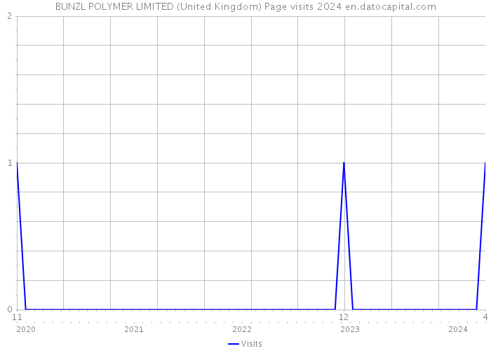 BUNZL POLYMER LIMITED (United Kingdom) Page visits 2024 