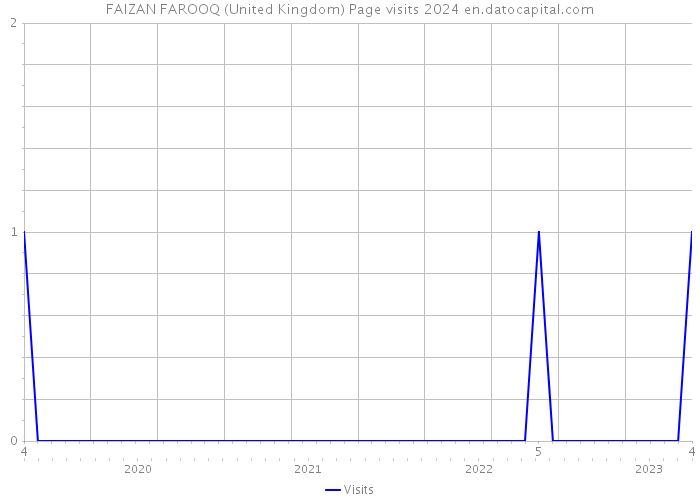 FAIZAN FAROOQ (United Kingdom) Page visits 2024 