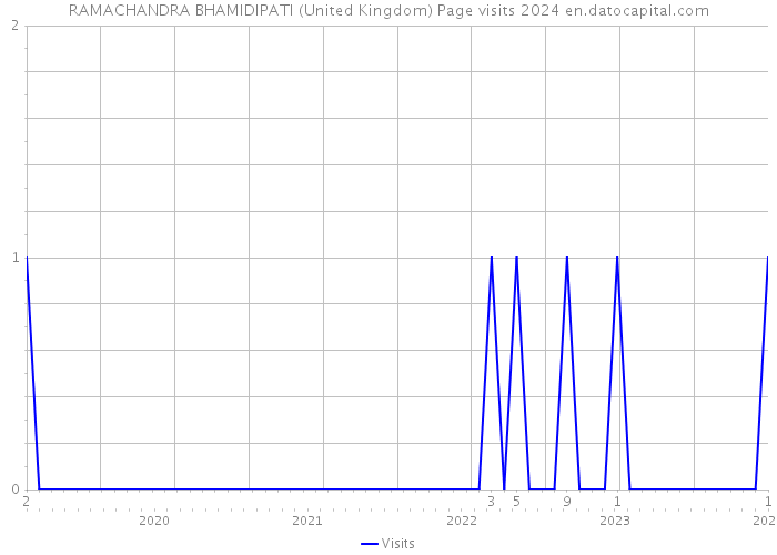 RAMACHANDRA BHAMIDIPATI (United Kingdom) Page visits 2024 