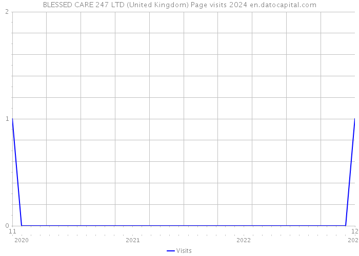 BLESSED CARE 247 LTD (United Kingdom) Page visits 2024 