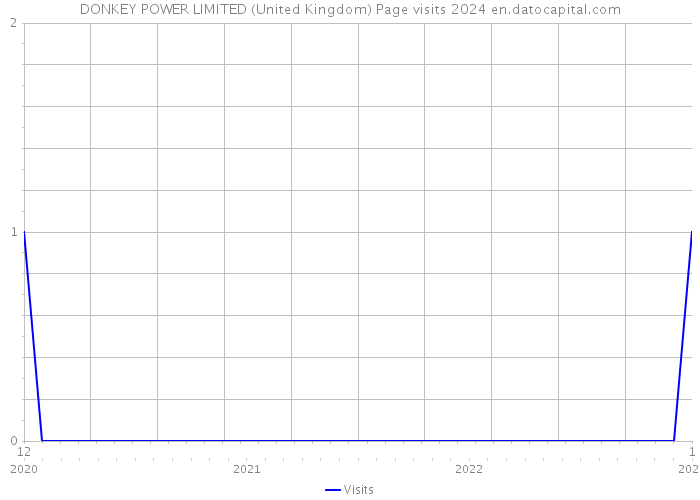 DONKEY POWER LIMITED (United Kingdom) Page visits 2024 