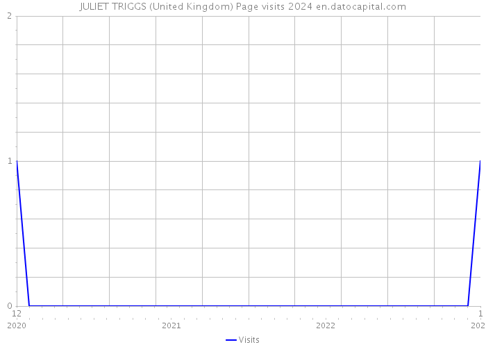 JULIET TRIGGS (United Kingdom) Page visits 2024 