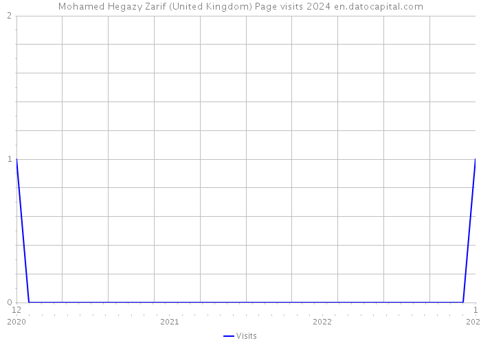 Mohamed Hegazy Zarif (United Kingdom) Page visits 2024 