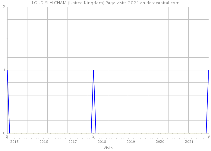 LOUDIYI HICHAM (United Kingdom) Page visits 2024 