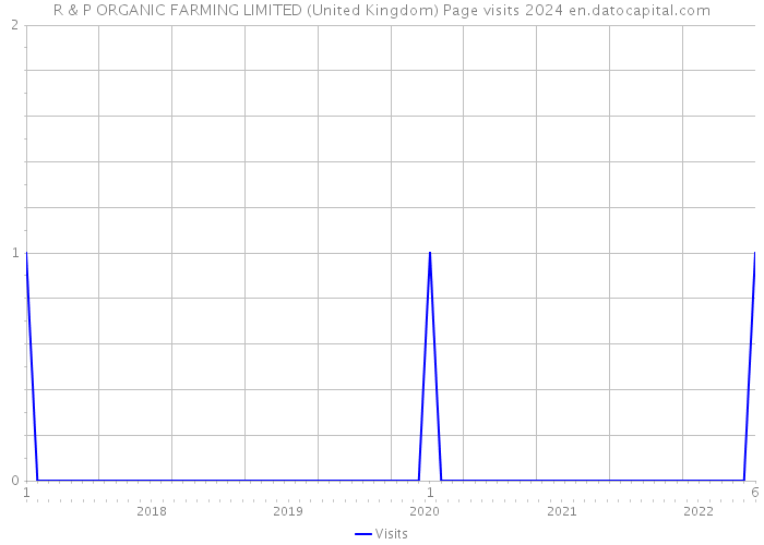 R & P ORGANIC FARMING LIMITED (United Kingdom) Page visits 2024 